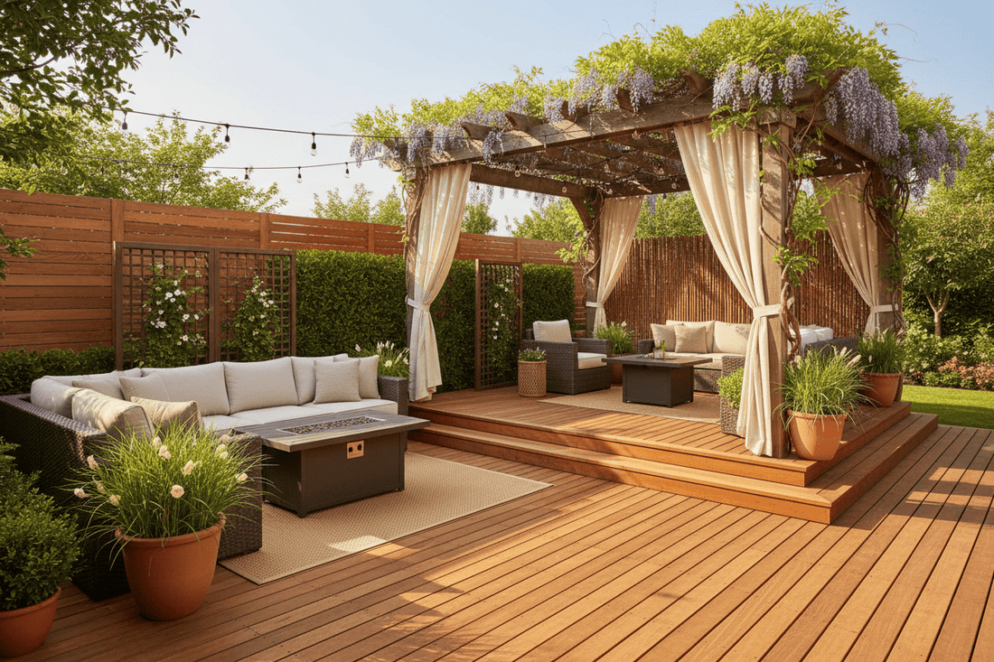 7 Deck Privacy Ideas for Your Outdoor Space Deck - A-DIY