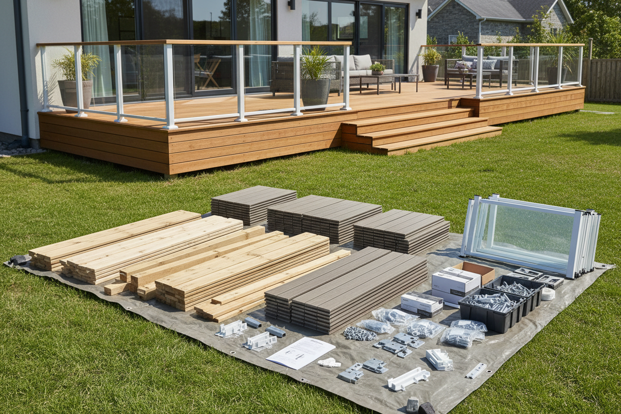 Deks Kit Prefabricated DIY Deck Kits | Modular Decks | A-DIY