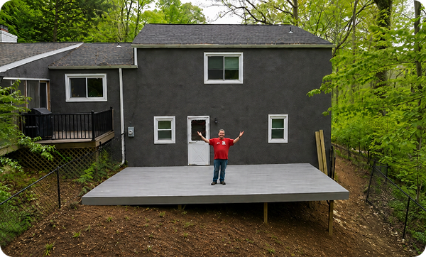 Pressure Treated (Kiln Dried) Wood Deck Kit