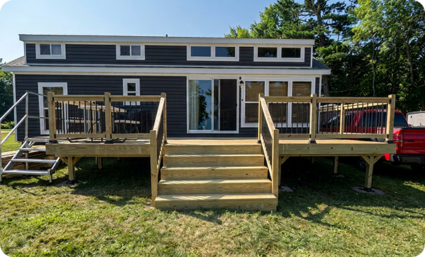 Pressure Treated (Kiln Dried) Wood Deck Kit