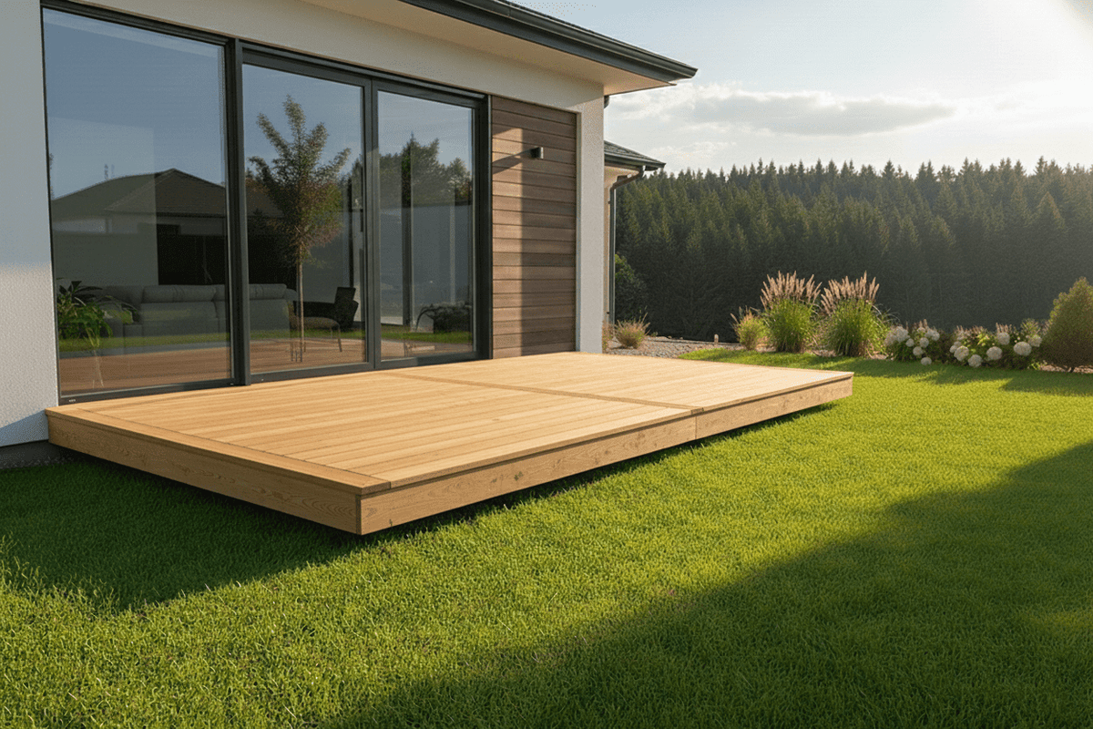 Pressure Treated (Kiln Dried) Wood Deck Kit - A-DIY